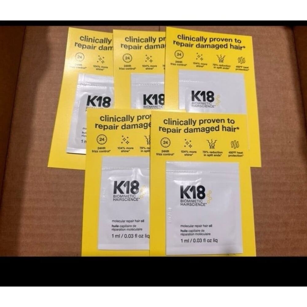 K18 molecular repair hair oil travel k 18 k-18 hair care